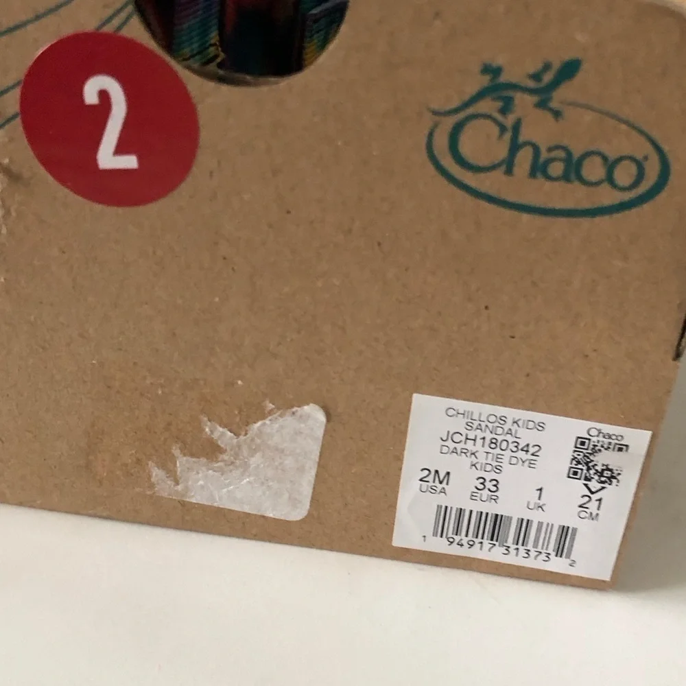 NWT Chaco Chillos strappy slide Sandals Kids